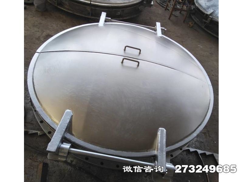 双开式不锈钢拍门 双开设计 大流量排水专用