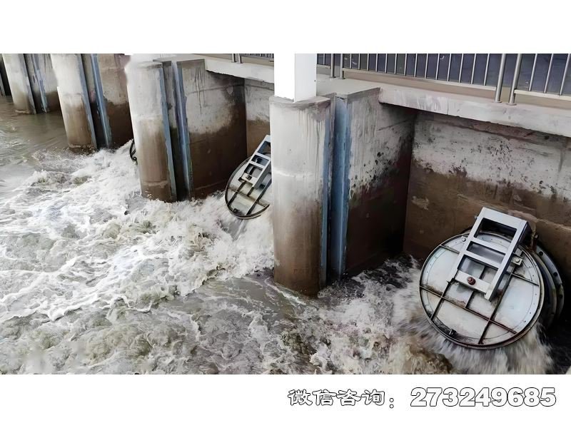 入海通道潮门拍门 入海通道防潮 潮汐控制