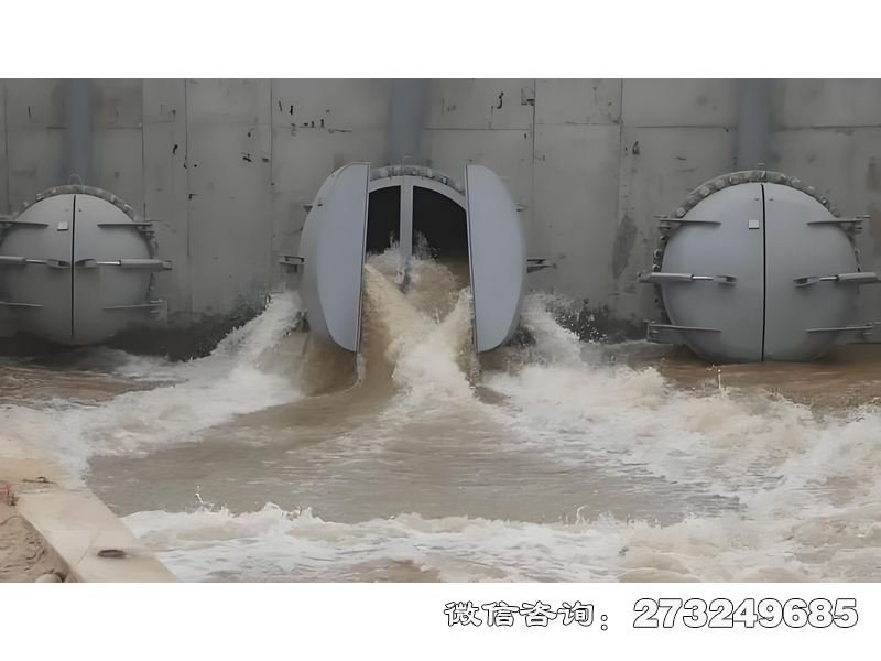 堤坝潮门拍门 堤坝防潮 潮汐防护