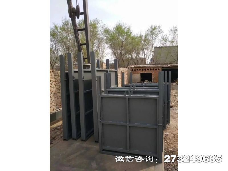 沉砂池钢制冲砂闸门 钢制闸门