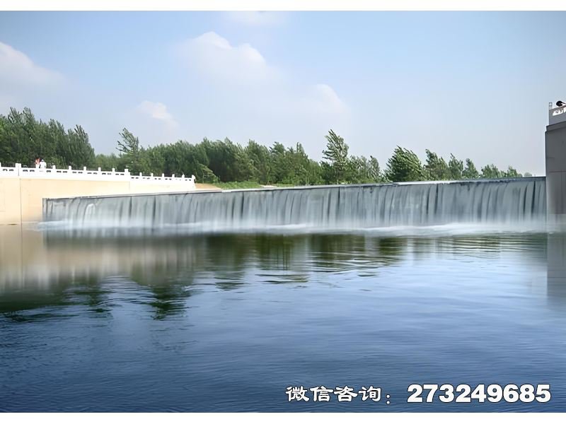 液压下翻板闸门 液压钢坝