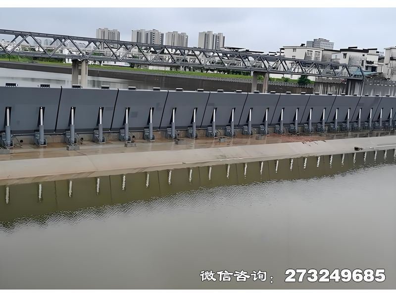 自适应升降钢坝 液压钢坝