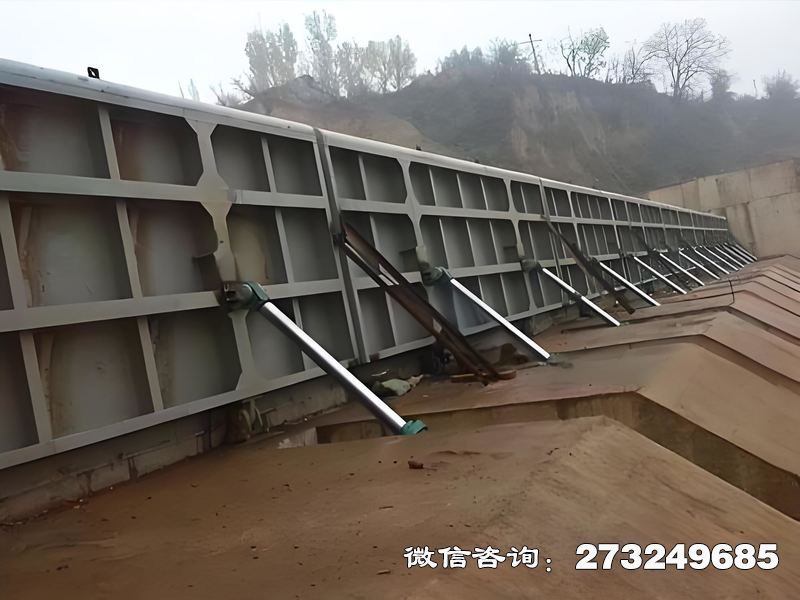 精准控制翻板坝 液压钢坝