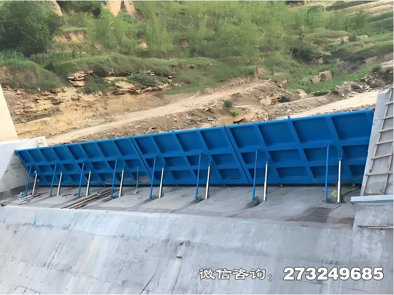 液压钢坝闸 液压钢坝