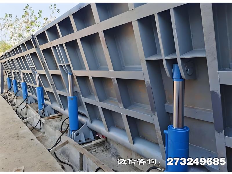 人工瀑布钢坝 液压钢坝