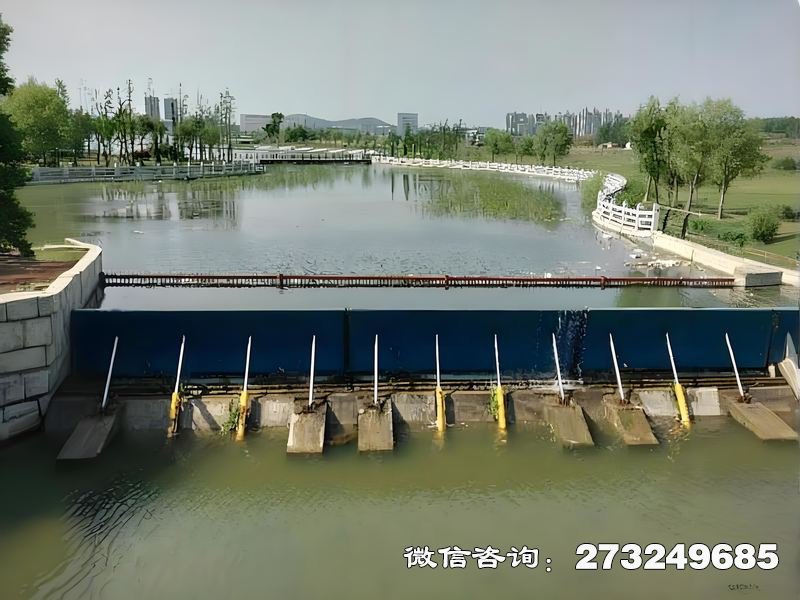 城市景观瀑布坝