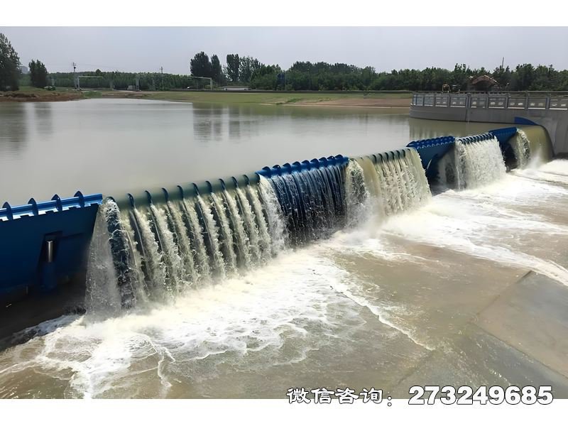 城市河道景观灯光坝