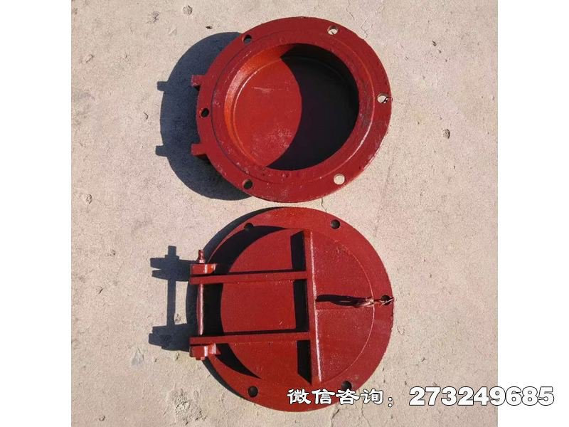 铸铁圆型消能拍门 铸铁拍门