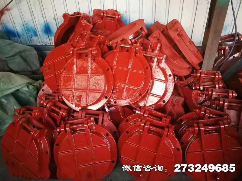 铸铁圆形泵站拍门 铸铁拍门