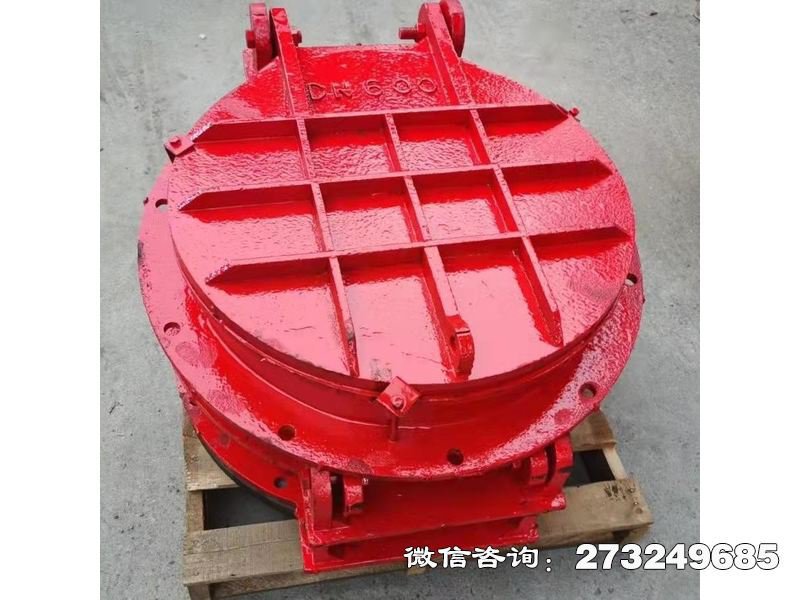 铸铁圆形涵洞拍门 铸铁拍门