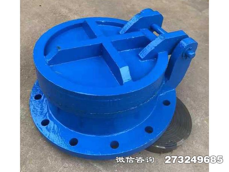 铸铁圆型截污拍门 铸铁拍门