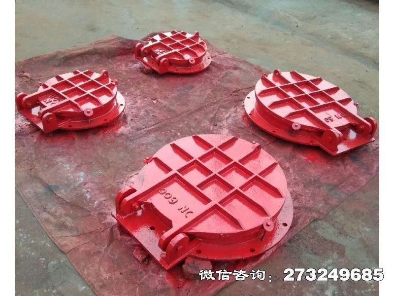 铸铁圆形暗渠拍门 铸铁拍门