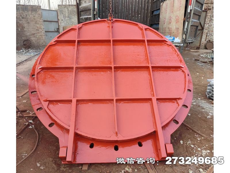 铸铁圆形污水提升泵站拍门 铸铁拍门