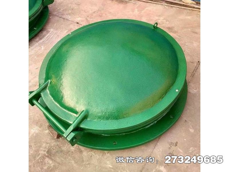 铸铁圆形阻水拍门 铸铁拍门