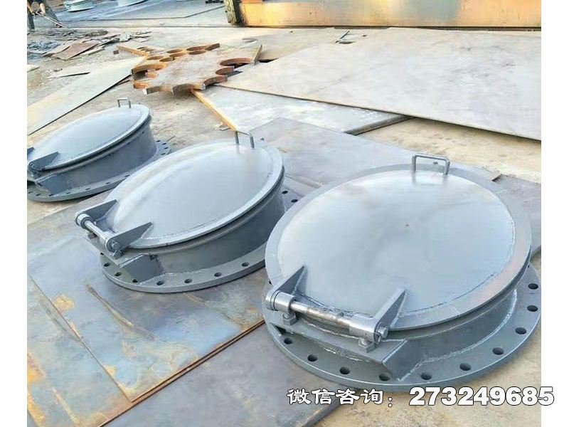 铸铁圆型防汛拍门 铸铁拍门