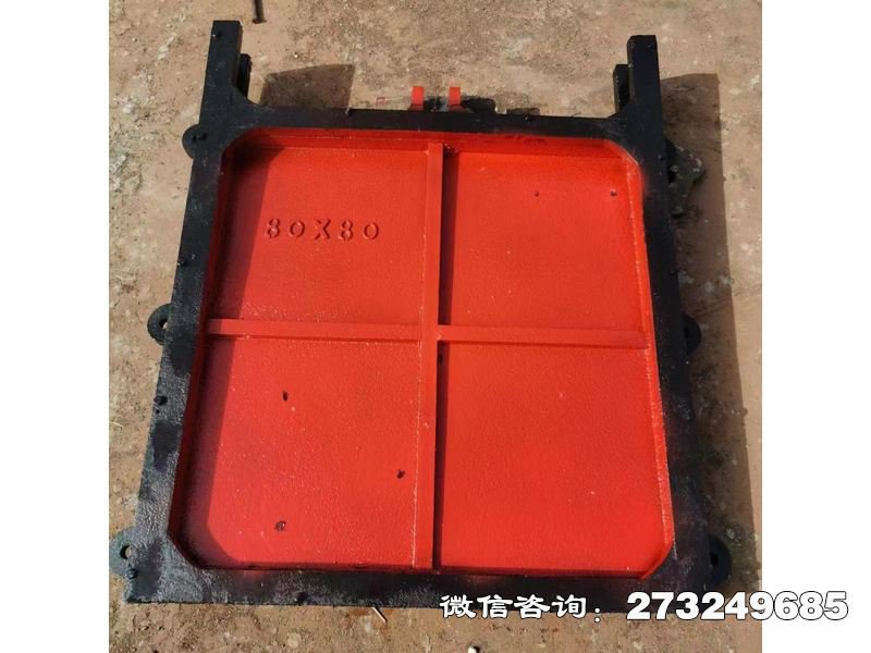 方形渠道铸铁挡水闸 铸铁闸门