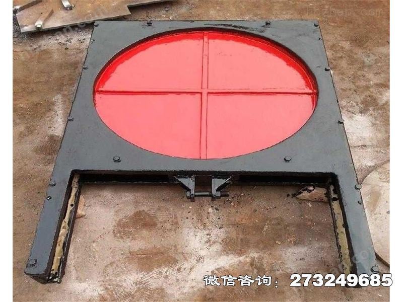 消能铸铁渠道圆型门 铸铁闸门