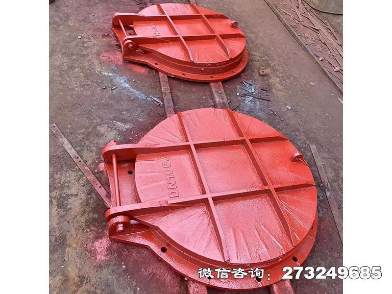 泵站铸铁圆形止水门 铸铁闸门